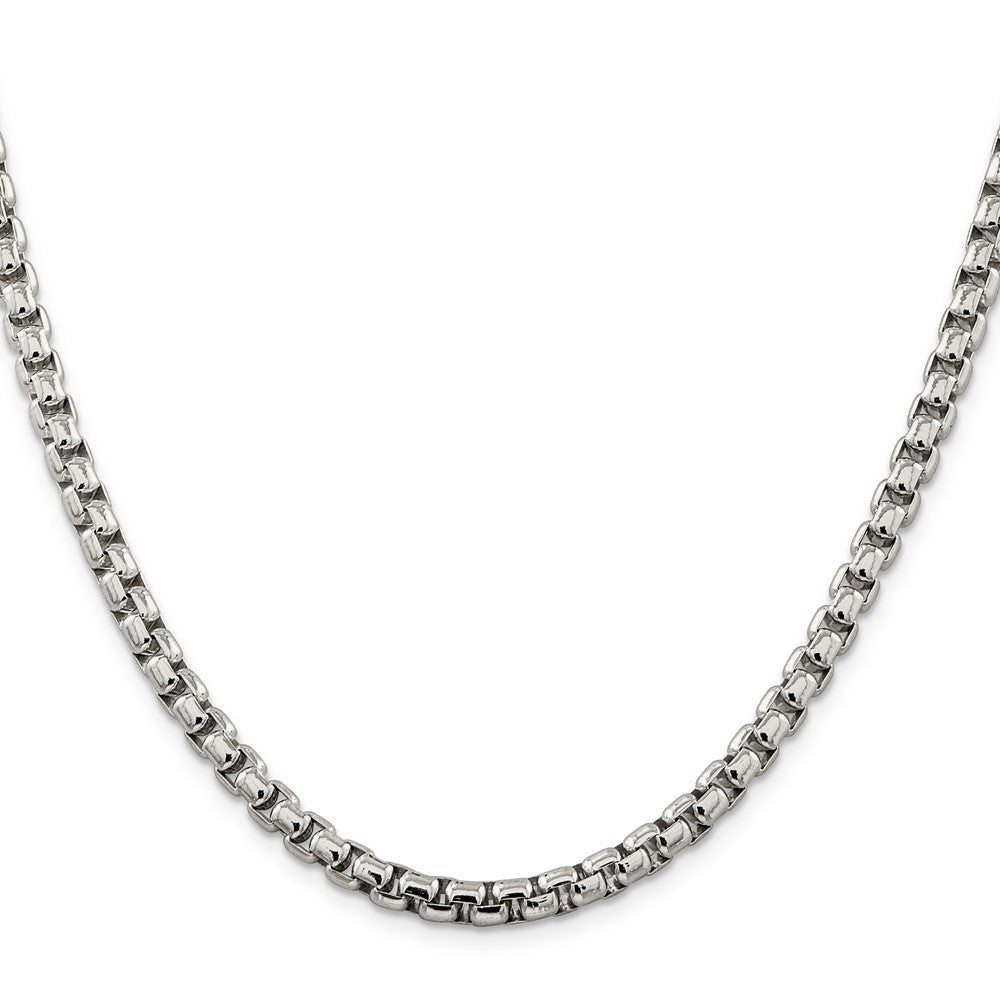 Sterling Silver 5.2mm Round Box ChainQFC127