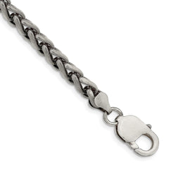 Sterling Silver Antiqued 6mm Round Spiga Chain QFC143-8