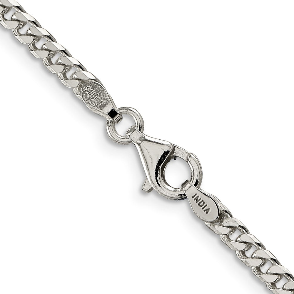 Sterling Silver Polished 3.15mm Curb ChainQFC146