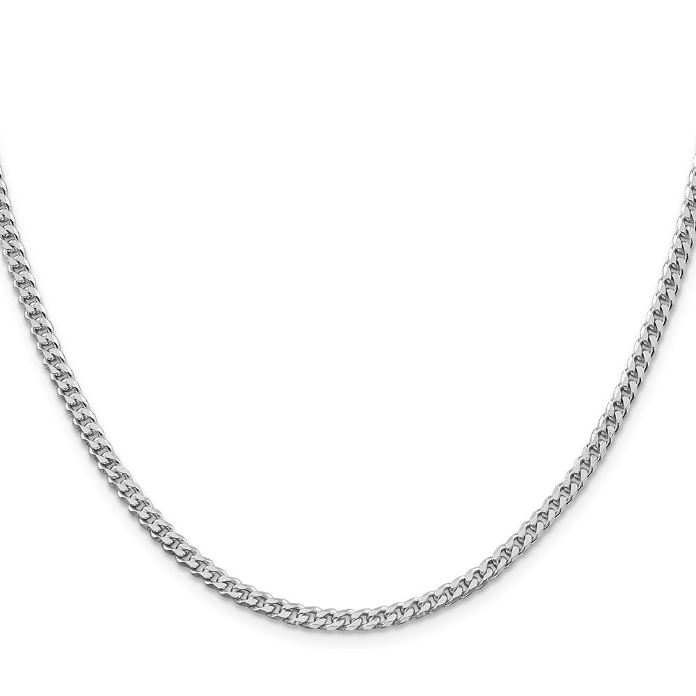 Sterling Silver Rhodium-plated Polished 3.15mm Curb ChainQFC146R