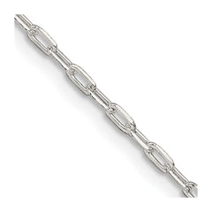 Sterling Silver 1.75mm Elongated Open Link ChainQFC155
