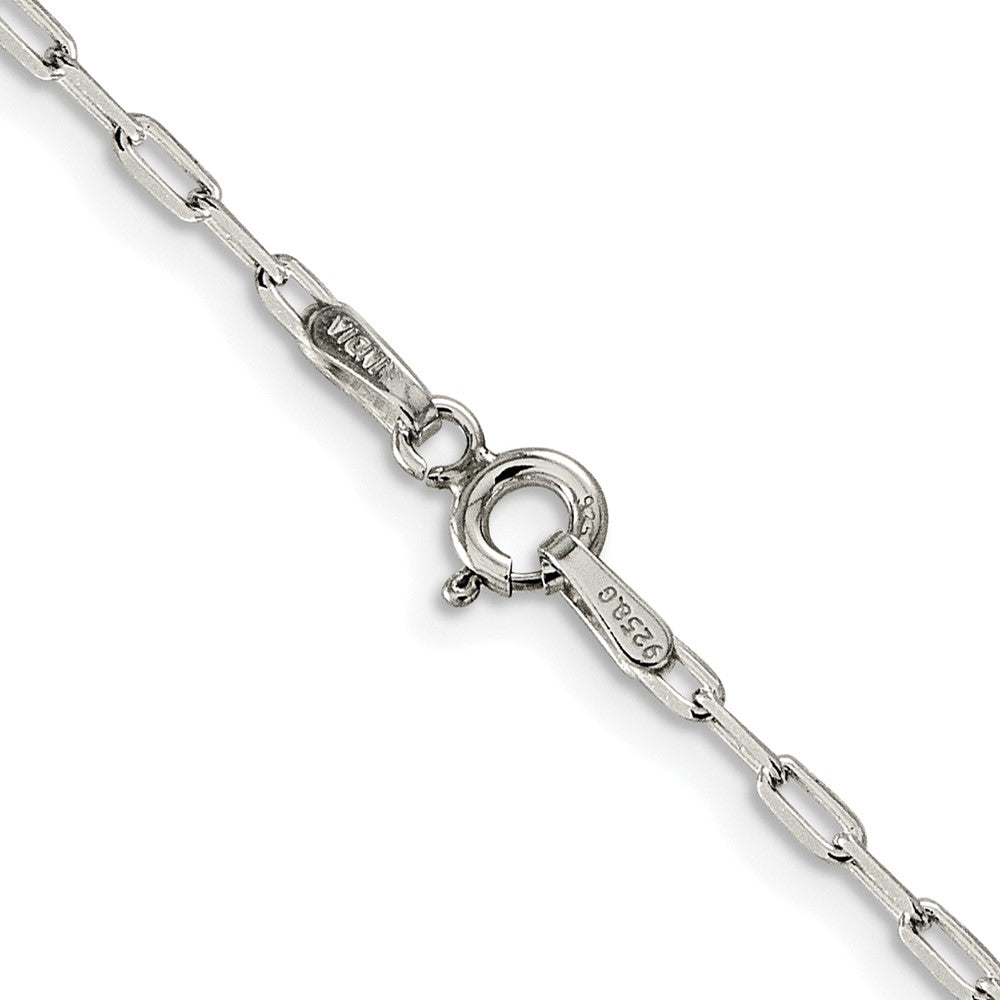 Sterling Silver Rhodium-plated 2mm Elongated Open Link ChainQFC156R