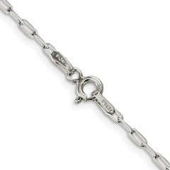 Sterling Silver Rhodium-plated 2mm Elongated Open Link ChainQFC156R