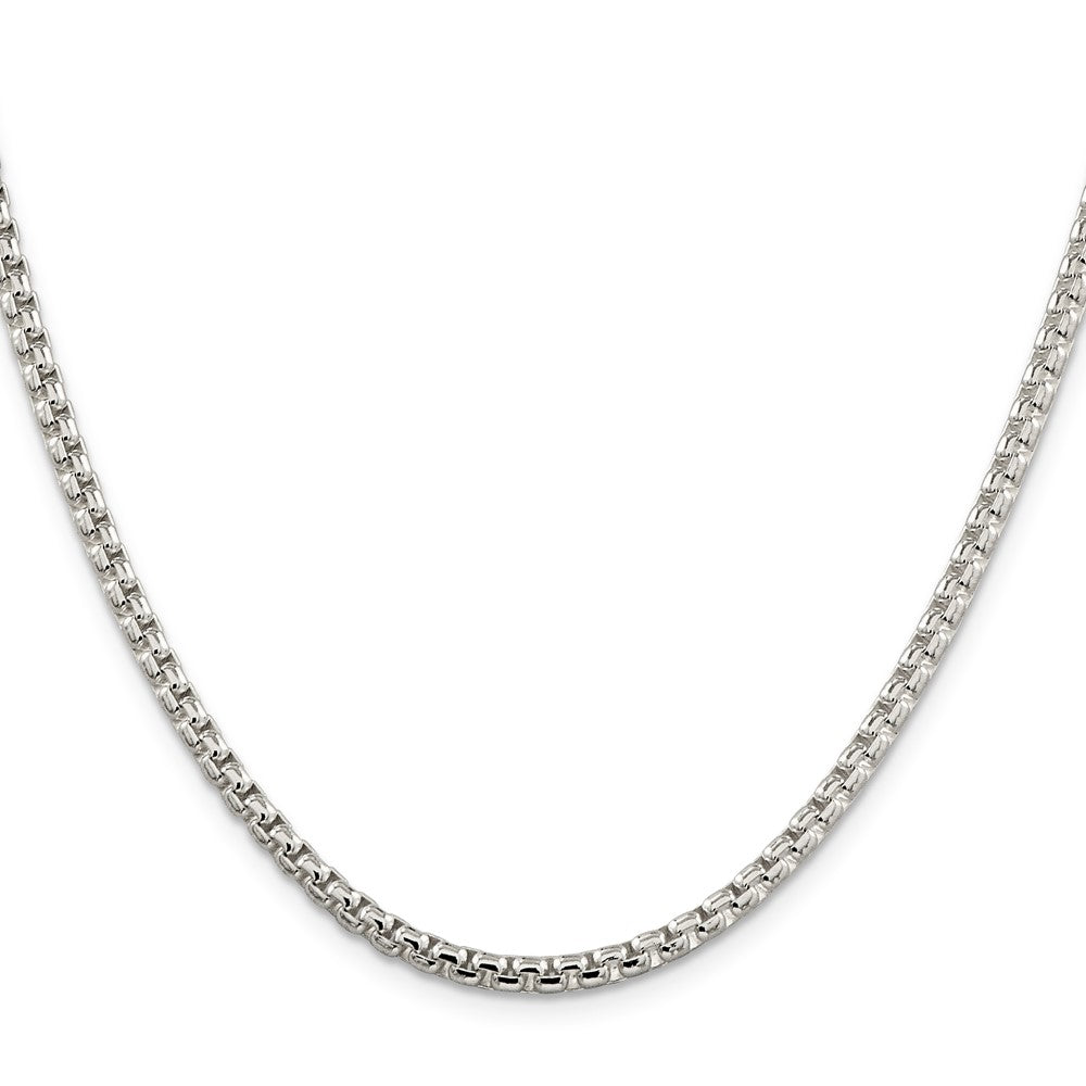 Sterling Silver 3.6mm Round Box ChainQFC16
