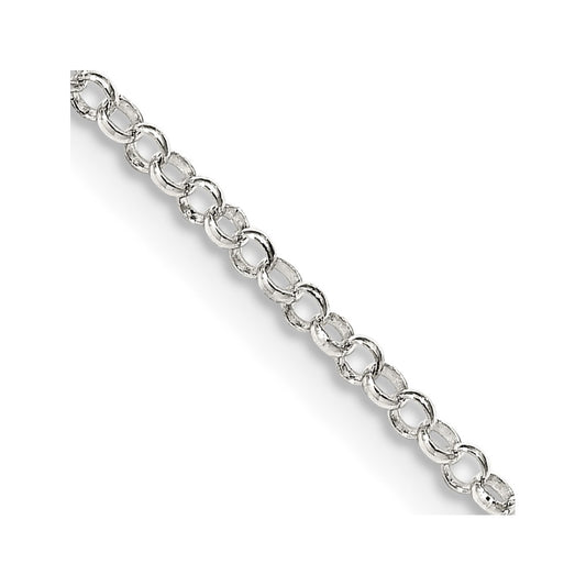 Sterling Silver 2mm Rolo ChainQFC1
