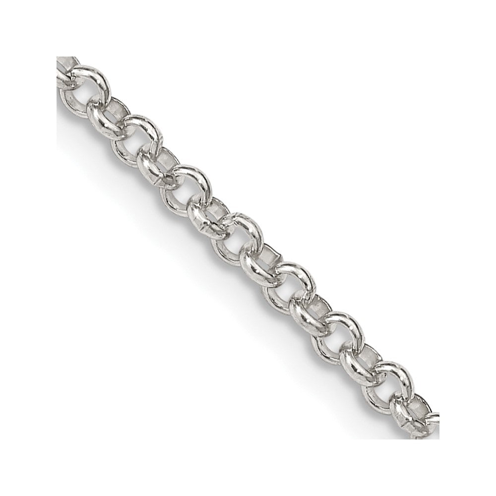 Sterling Silver 2.8mm Rolo ChainQFC2