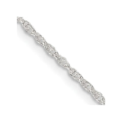 Sterling Silver 1.6mm Loose Rope ChainQFC207