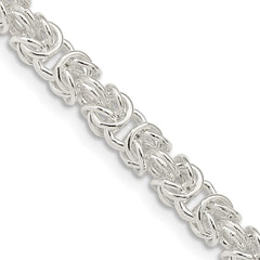 Sterling Silver 4.75mm Rounded Byzantine ChainQFC221