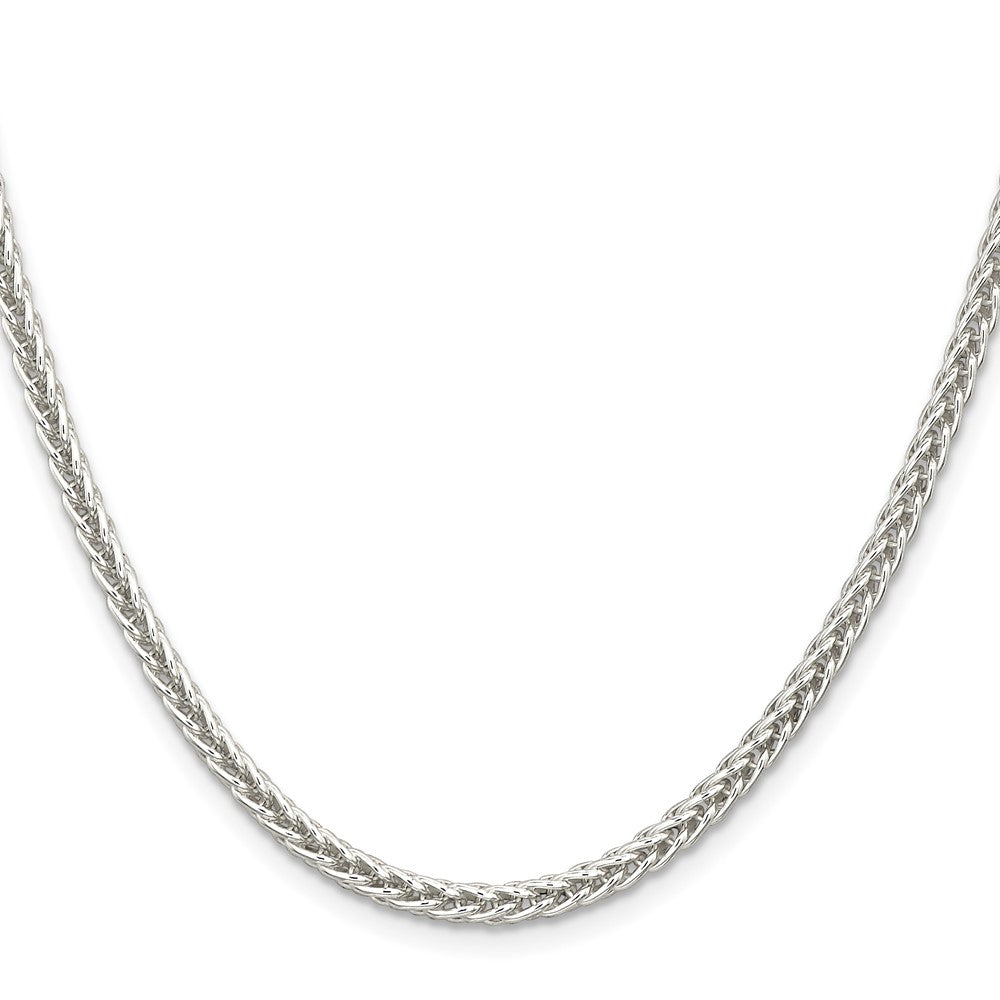 Sterling Silver 3mm Square Spiga ChainQFC32