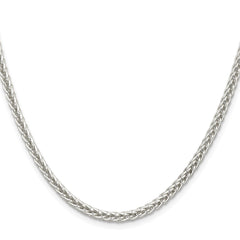Sterling Silver 3mm Square Spiga ChainQFC32