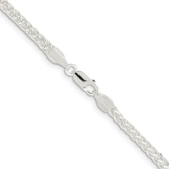 Sterling Silver 3mm Square Spiga ChainQFC32