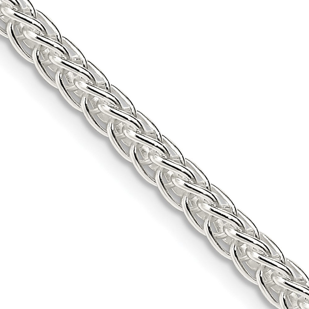 Sterling Silver 3mm Square Spiga ChainQFC32