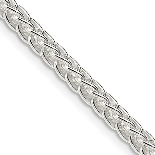 Sterling Silver 3mm Square Spiga ChainQFC32