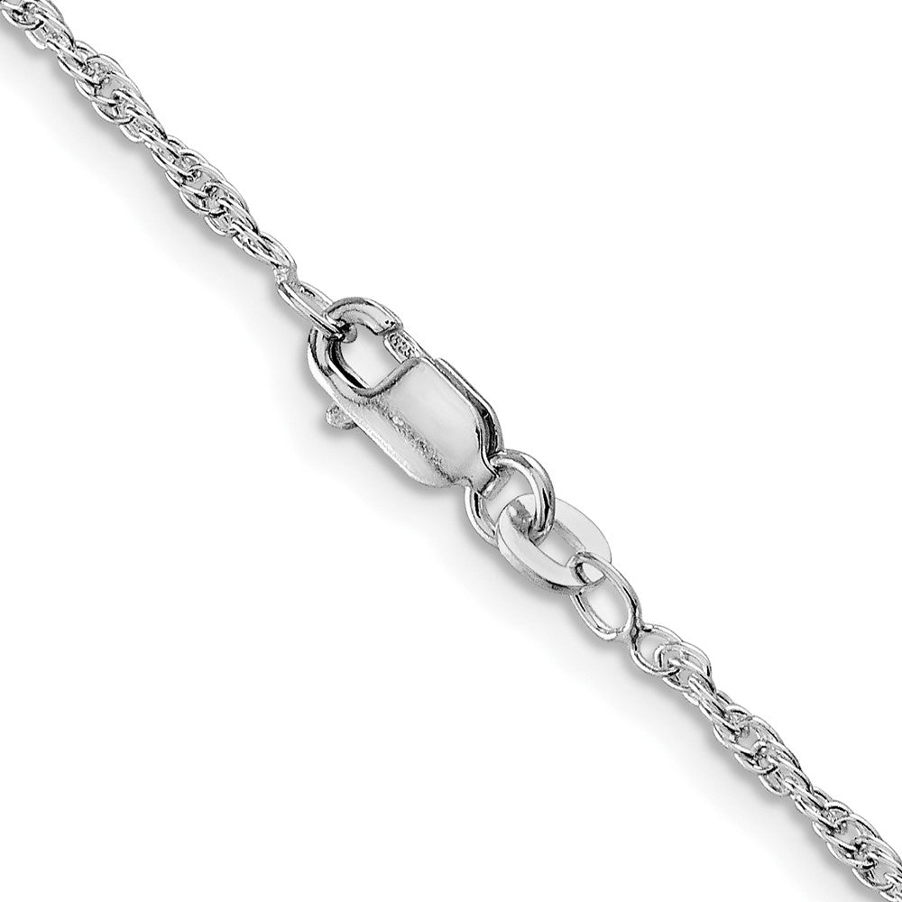 Sterling Silver Rhodium-plated 2mm Loose Rope ChainQFC46R