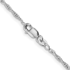 Sterling Silver Rhodium-plated 2mm Loose Rope ChainQFC46R