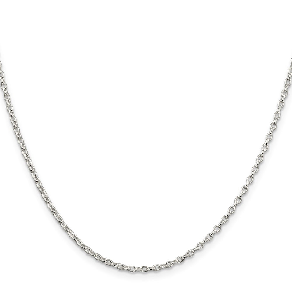 Sterling Silver 1.6mm Oval Fancy Rolo ChainQFC47