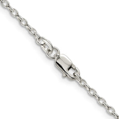 Sterling Silver 1.6mm Oval Fancy Rolo ChainQFC47