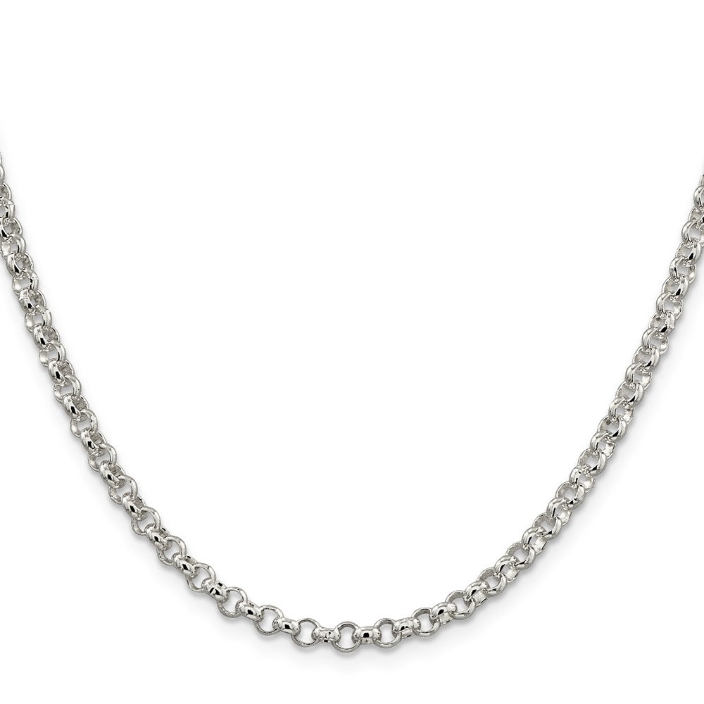 Sterling Silver 4mm Rolo ChainQFC5