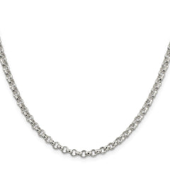 Sterling Silver 4mm Rolo ChainQFC5