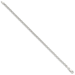 Sterling Silver 4mm Rolo Chain QFC5-8