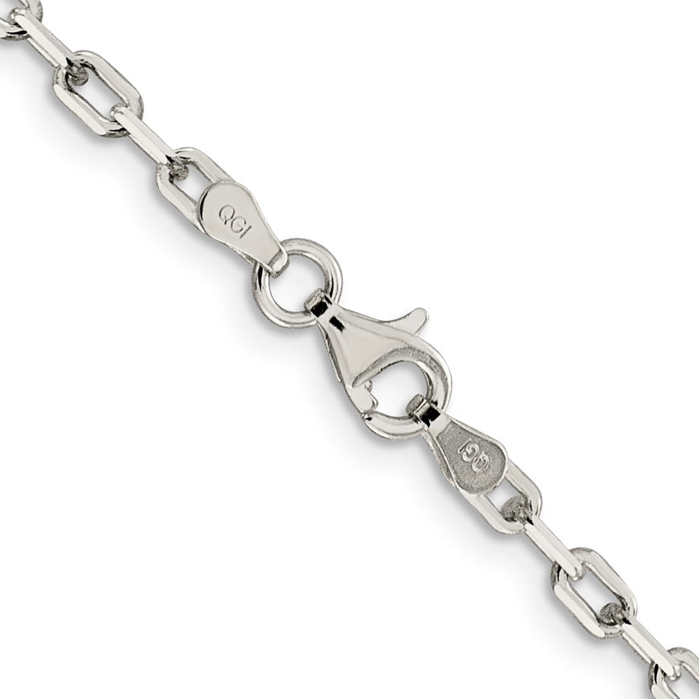 Sterling Silver 2.75mm Elongated Open Link ChainQFC52