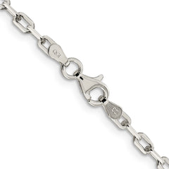 Sterling Silver 2.75mm Elongated Open Link ChainQFC52