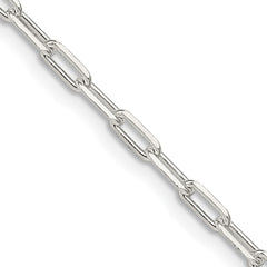 Sterling Silver 2.75mm Elongated Open Link ChainQFC52