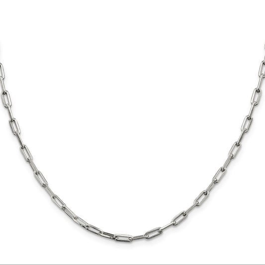 Sterling Silver 3.25mm Elongated Open Link ChainQFC53