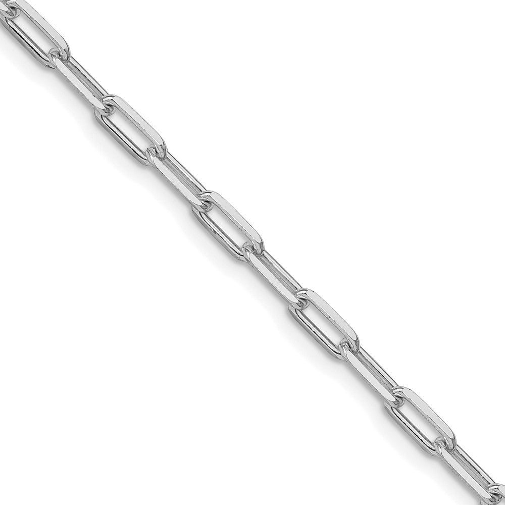 Sterling Silver Rhodium-plated 3.25mm Elongated Open Link ChainQFC53R