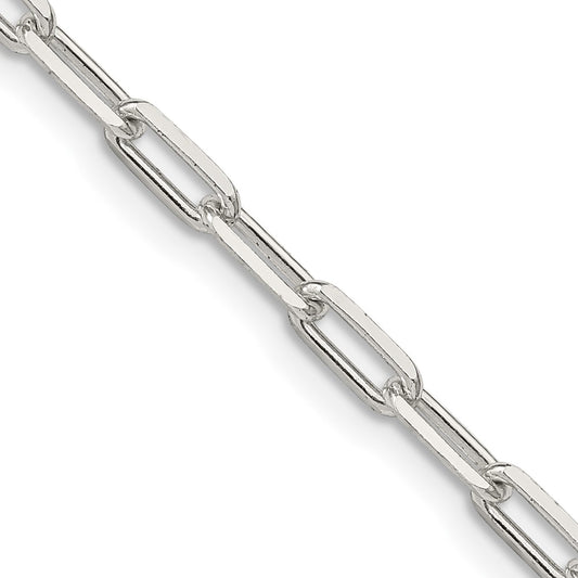 Sterling Silver 3.25mm Elongated Open Link ChainQFC53
