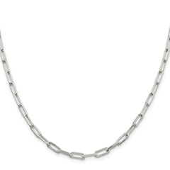 Sterling Silver 4.25mm Elongated Open Link ChainQFC54