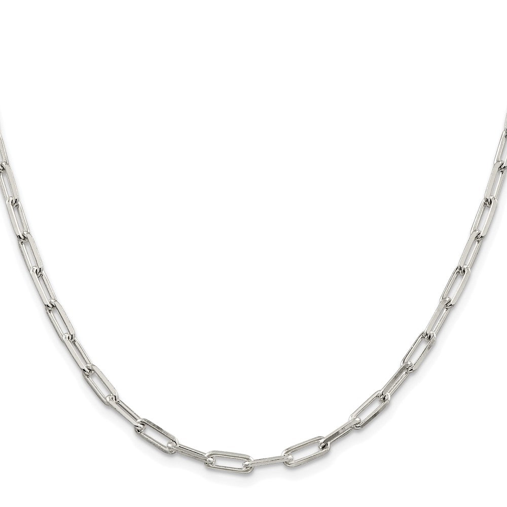 Sterling Silver Rhodium-plated 4.25mm Elongated Open Link ChainQFC54R