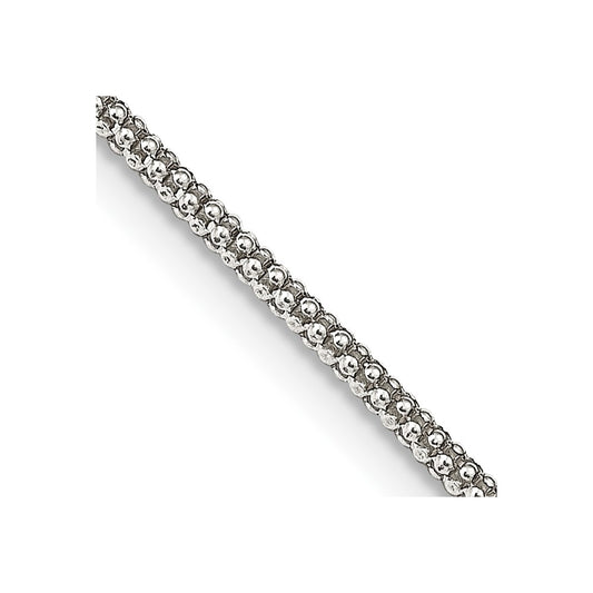 Sterling Silver 1.6mm Corona ChainQFC61