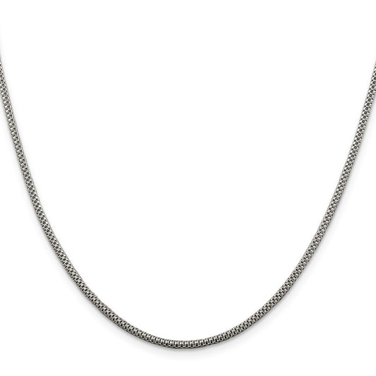 Sterling Silver 2mm Corona ChainQFC62