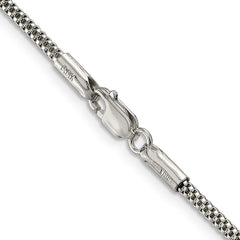 Sterling Silver 2mm Corona ChainQFC62