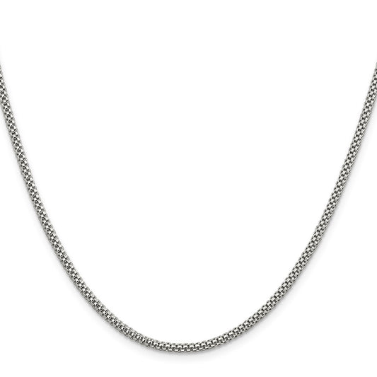 Sterling Silver 2.4mm Corona ChainQFC63