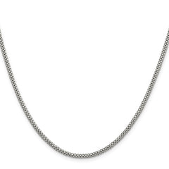 Sterling Silver 2.4mm Corona ChainQFC63