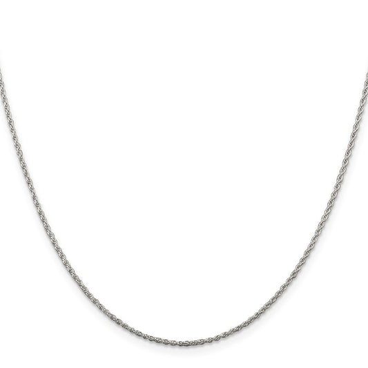 Sterling Silver 1.3mm Loose Rope ChainQFC67