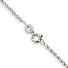 Sterling Silver Rhodium-plated 1.3mm Loose Rope ChainQFC67R