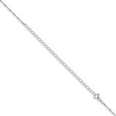 Sterling Silver 1.4mm Singapore Chain w/4in ext.QFC68