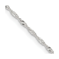 Sterling Silver 1.4mm Singapore ChainQFC68