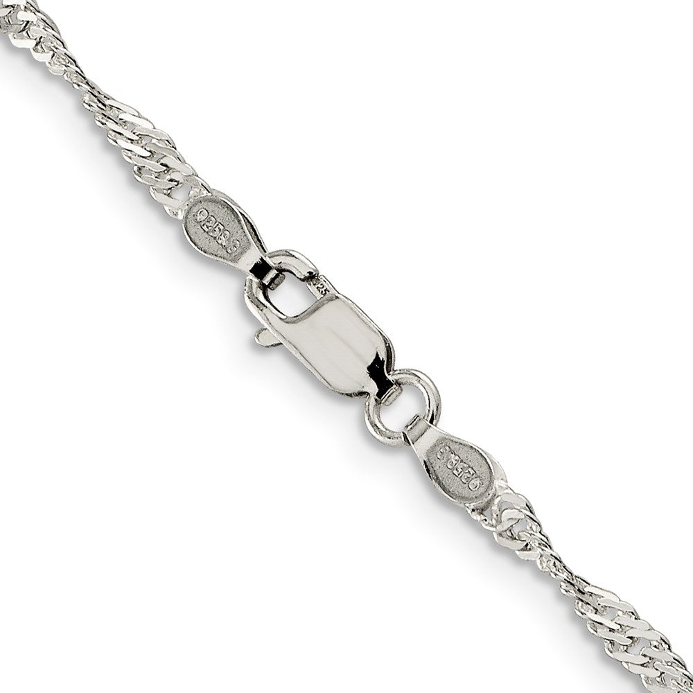 Sterling Silver 2.25mm Singapore ChainQFC69
