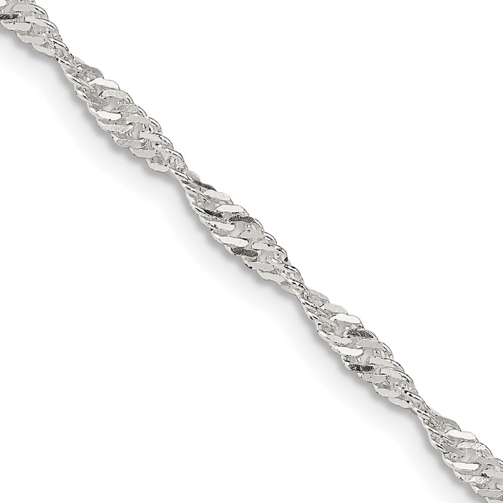Sterling Silver 2.25mm Singapore ChainQFC69