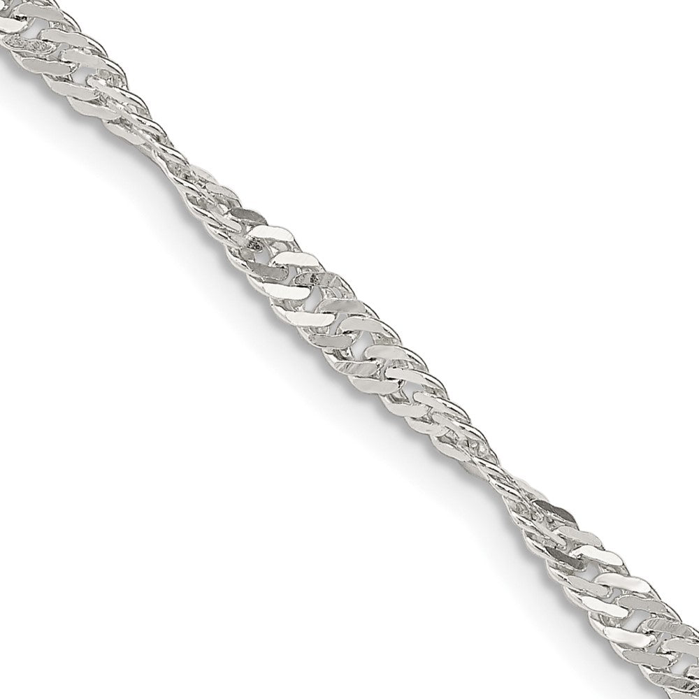 Sterling Silver 3mm Singapore ChainQFC70