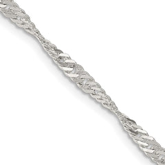 Sterling Silver 3mm Singapore ChainQFC70
