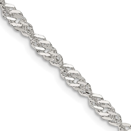 Sterling Silver 3.5mm Singapore ChainQFC71