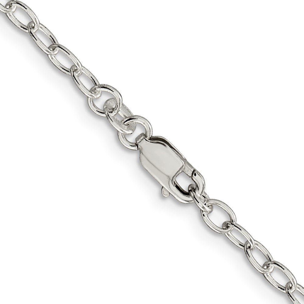 Sterling Silver 3.4mm Oval Cable ChainQFC72