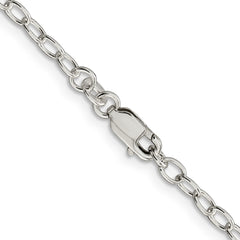 Sterling Silver 3.4mm Oval Cable ChainQFC72