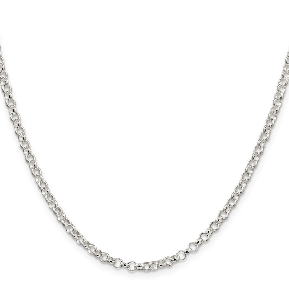 Sterling Silver 3.5mm Rolo ChainQFC74