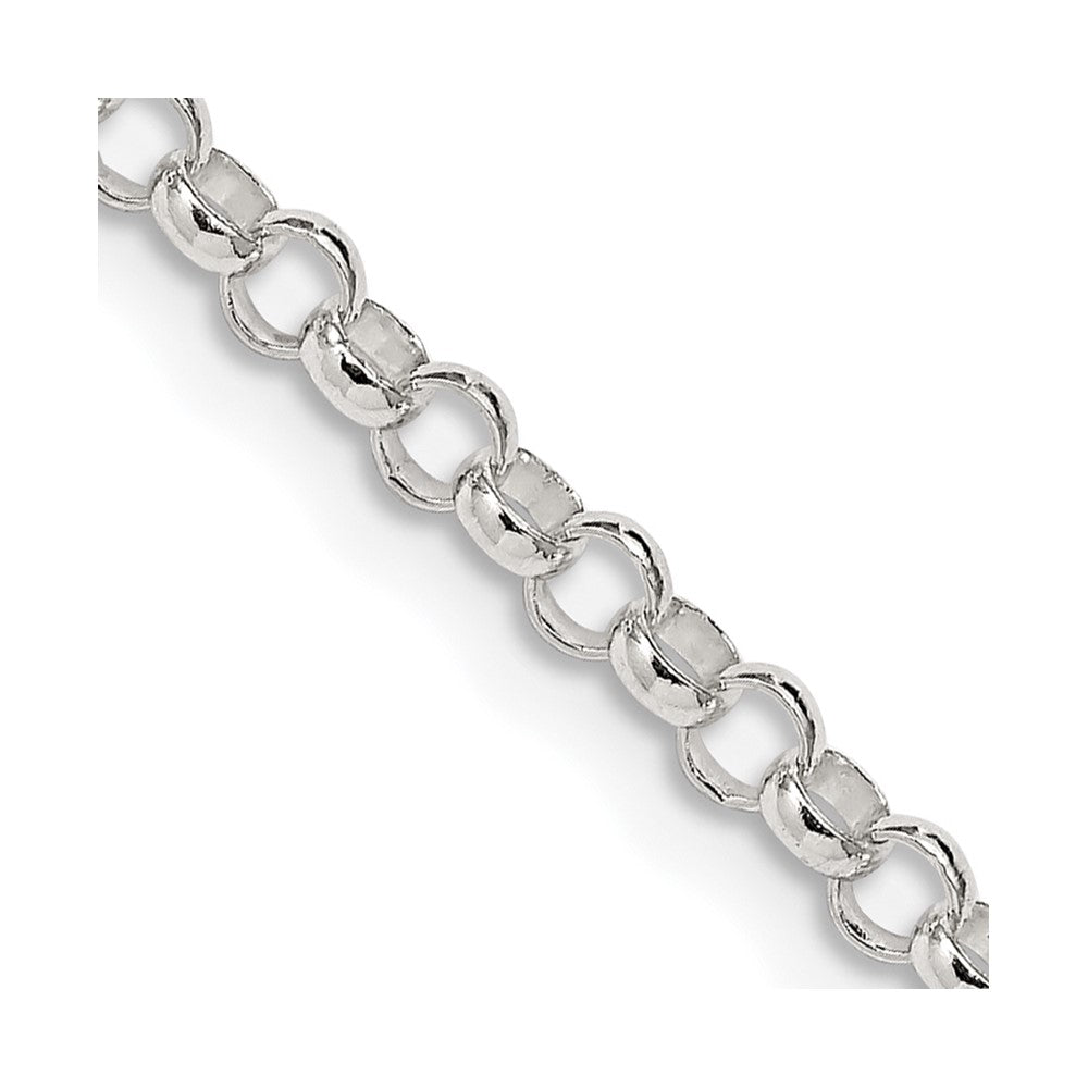 Sterling Silver 3.5mm Rolo ChainQFC74
